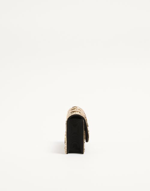 Valentino Garavani - Valentino Garavani Vain Small Embroidered Clutch - Multicolour - Woman - Shoulder Bags